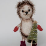 Hedgehog&ChristmasTree. By Mint-Bird (Alena Tauseneva)